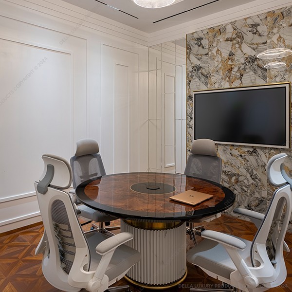 Smerdis Round Meeting Table