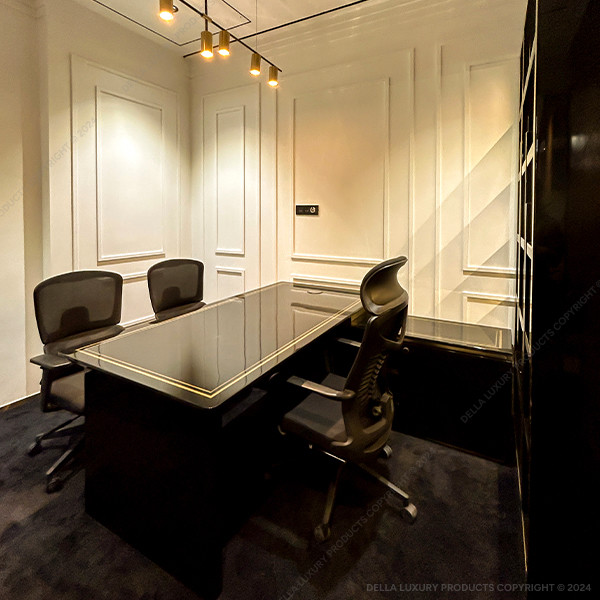 Della office furniture luxury senior management cabin cimon collection desk thumbnail