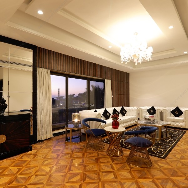 Della Flooring Laminated 12mm Laminated Light Parquet FLOO51