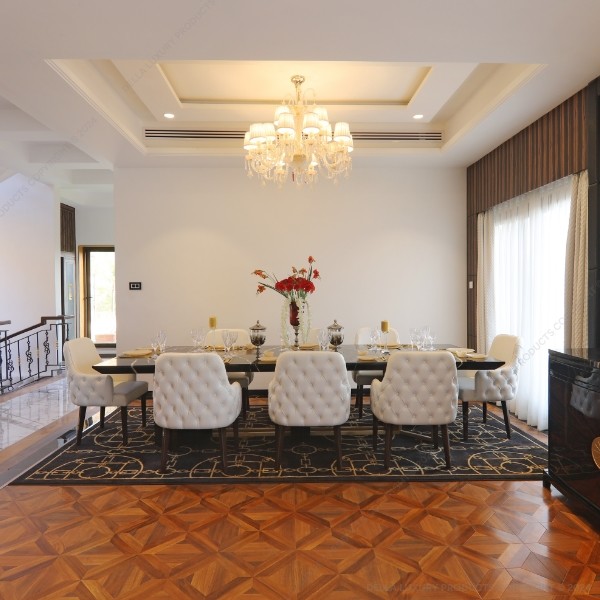 Della Flooring Laminated 12mm Laminated Light Parquet FLOO51