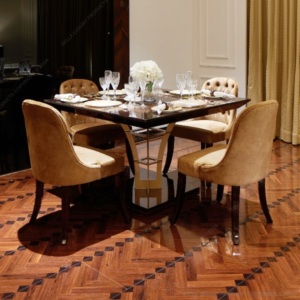 Della Flooring Laminated 12mm Herringbone Matte Finish Laminate Parquet FLOO530