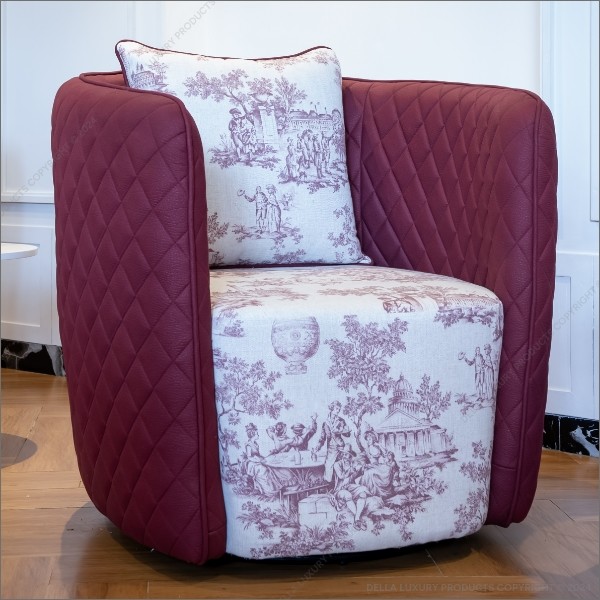 Vintage Printed Luxe Cushion