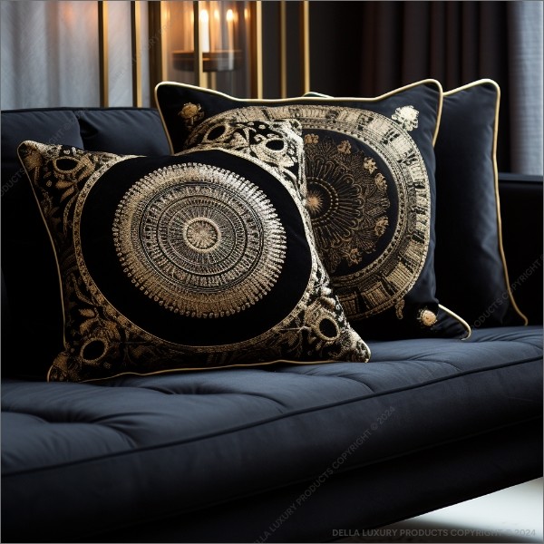 Splatter Luxe Velvet Cushion