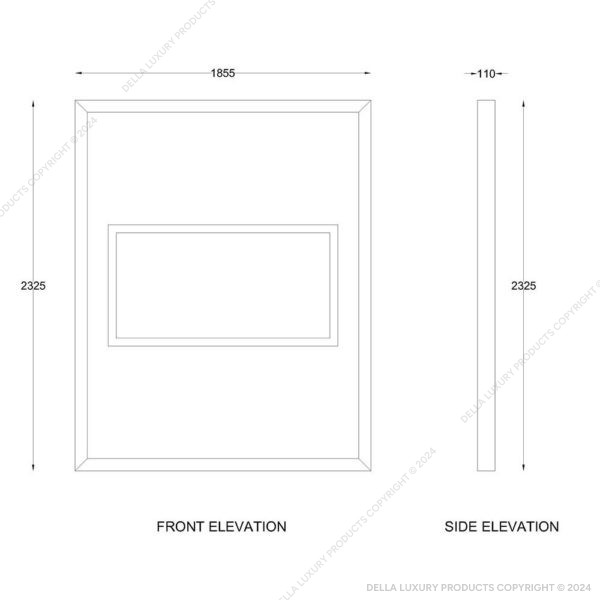 Della Luxury Home Furniture Serpens TV Panel HOME52582