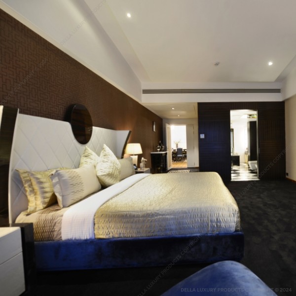 Della luxury home furniture bedroom and wardrobe amardad collection bed product image