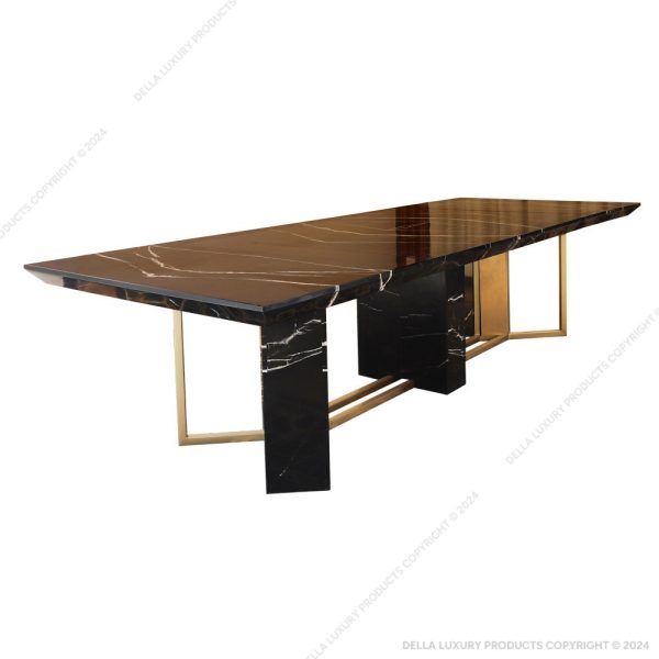 Della Luxury Home Furniture Aerglo Collection Dining Table HOME52894