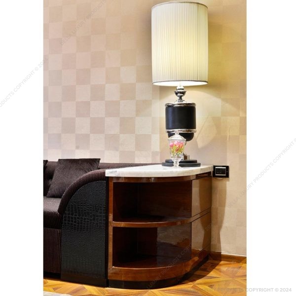 Della Luxury Home Furniture Atash Collection Side Table HOME53009