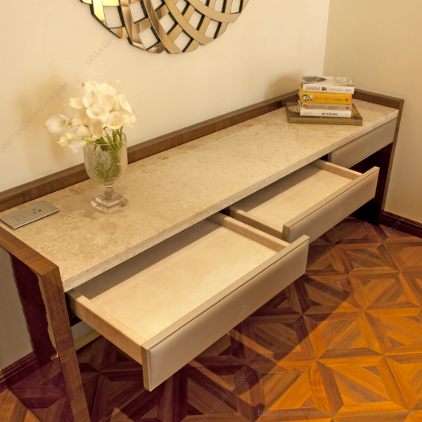 Della Luxury Home Furniture Paanah Collection Study Desk HOME53042