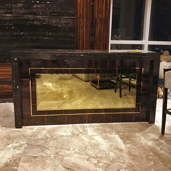 Della Home Furniture Luxury Living Dining & Bar Asman Collection Island Bar Product Image