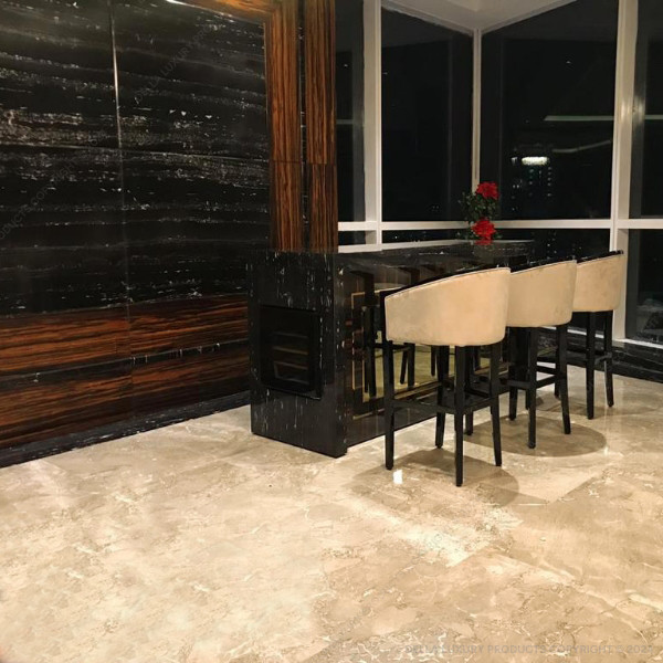 Della Home Furniture Luxury Living Dining & Bar Asman Collection Island Bar Product Image