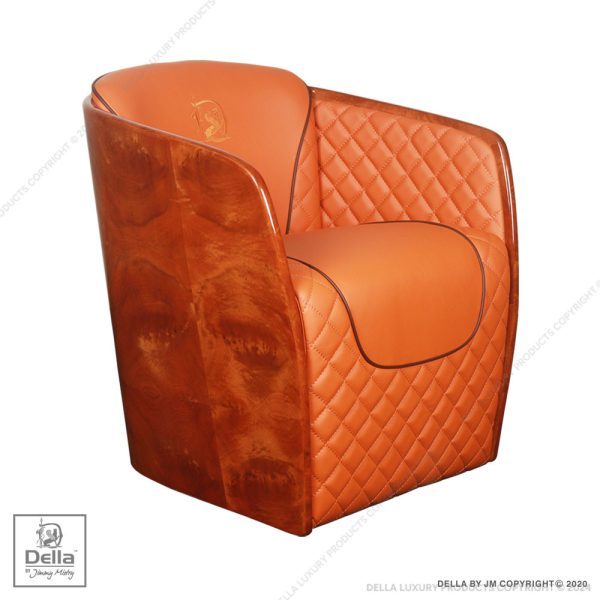 Veneer Back Accent Chair