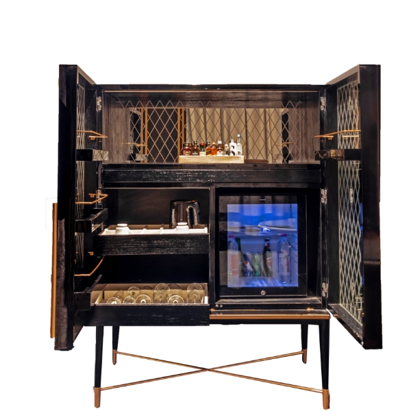 della home furniture luxury living dining and bar dorado collection upright bar product image