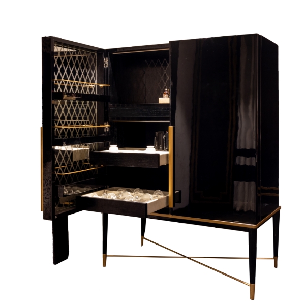 della home furniture luxury living dining and bar dorado collection upright bar product image