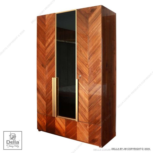 Vaaspar Three-Shutter Wardrobe (His)