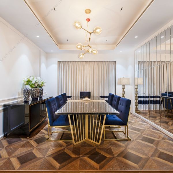 della home furniture luxury living dining and bar nahab collection dining table product image
