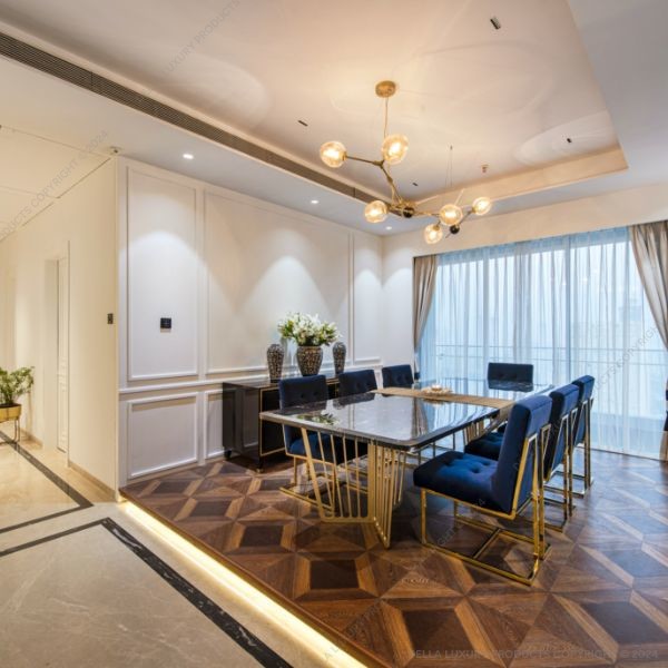 della home furniture luxury living dining and bar nahab collection dining table product image