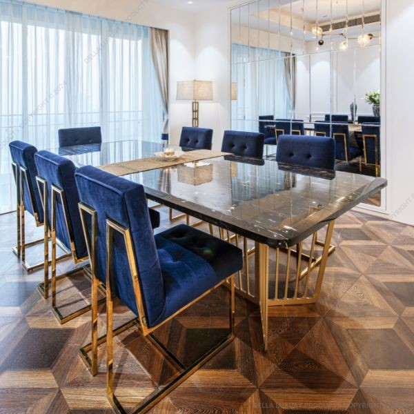 della home furniture luxury living dining and bar nahab collection dining table product image