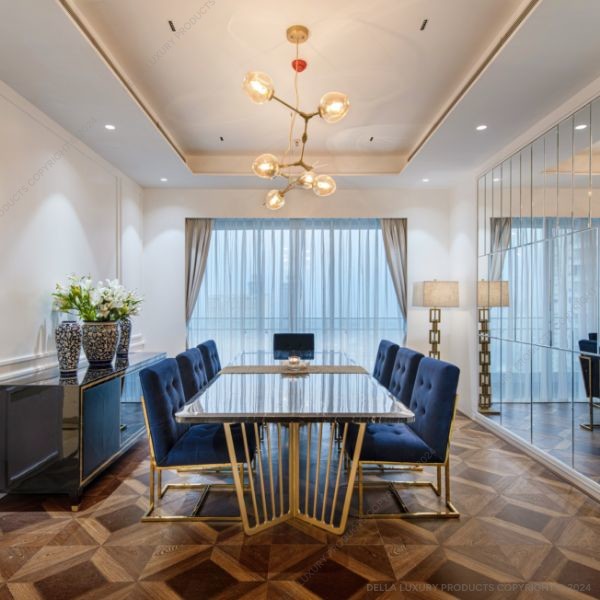 della home furniture luxury living dining and bar nahab collection dining table product image