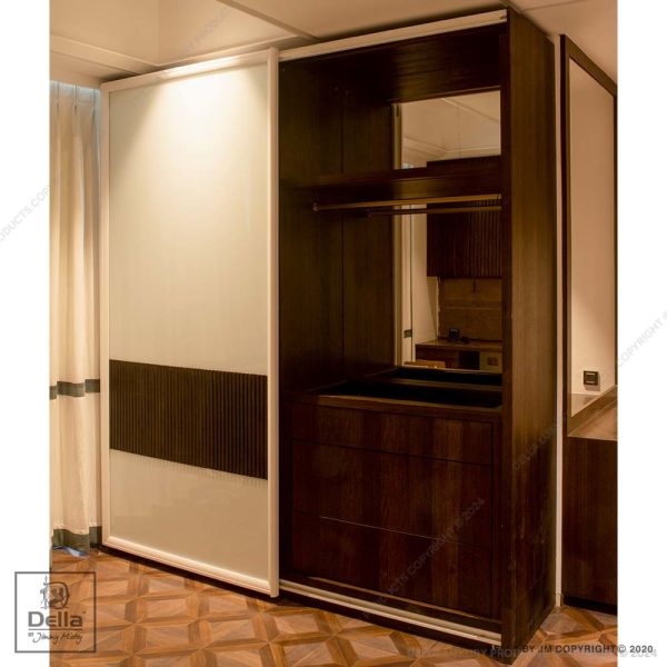 Harhamid Two-Shutter Wardrobe