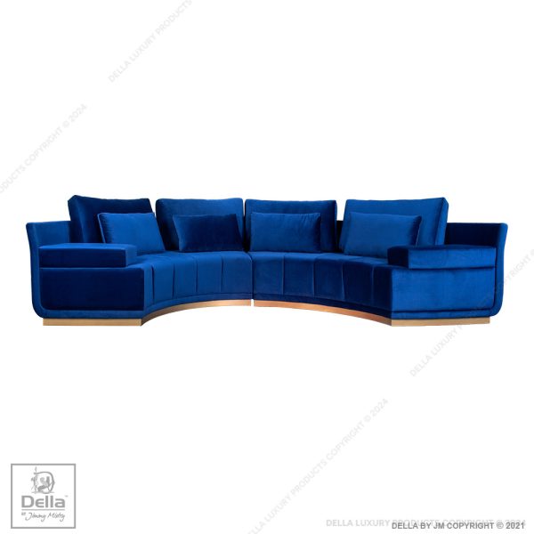 Curved Four-Seater Sofa