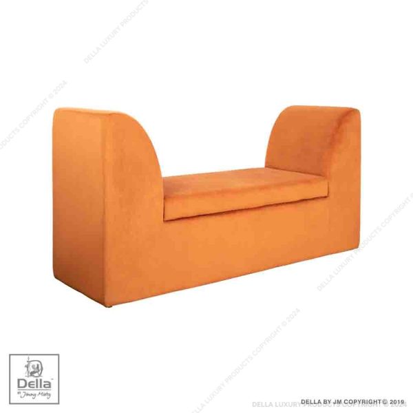 Della Luxury Home Furniture Bianca Collection Ottoman HOME54481