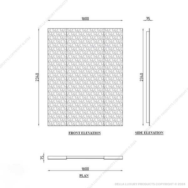 Della Luxury Home Furniture Taroneesh TV Panel HOME 54488