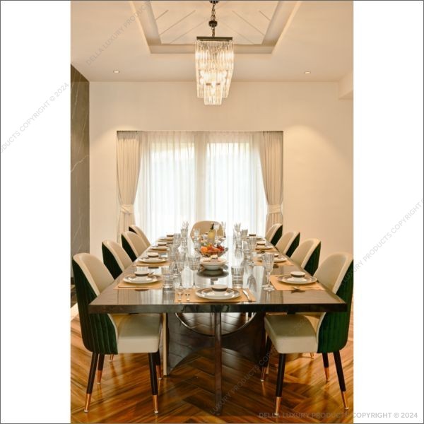 Della Luxury Home Furniture Octans Dining table HOME54832 Product Image