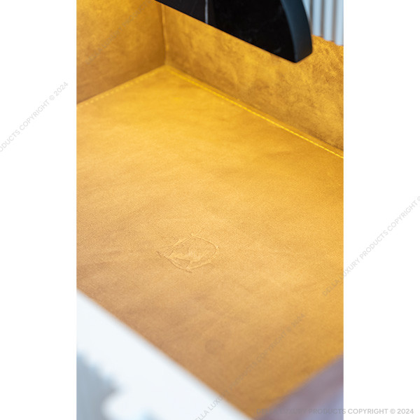 Della Bedrooms Luxury Rapithwin Collection Bedside Table Product Image