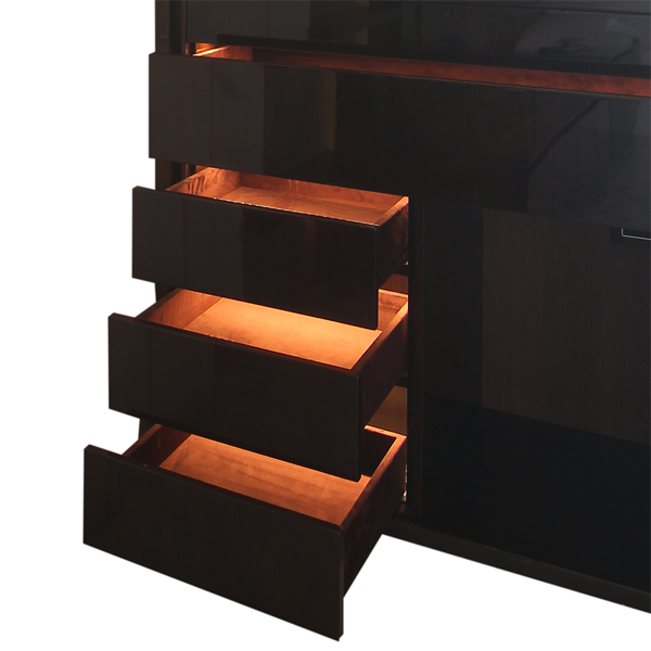 Della Funiture Home Furniture Luxury Bar Gelshah Collection Upright Bar HOME54940 Product Image