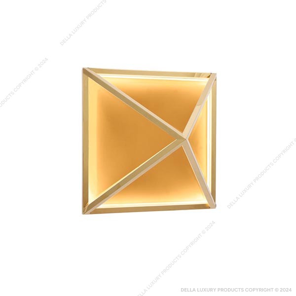 Della Decorative Lights Beethoven Collection Pyramid Flush-Mount 11″ LIGH2159