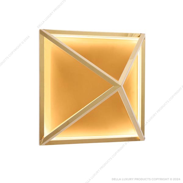 Della Decorative Lights Beethoven Collection Pyramid Flush-Mount 15″ LIGH2160