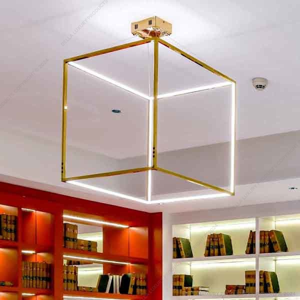 Della Decorative Lights Milstein Collection Cube Chandelier 23″ LIGH2184
