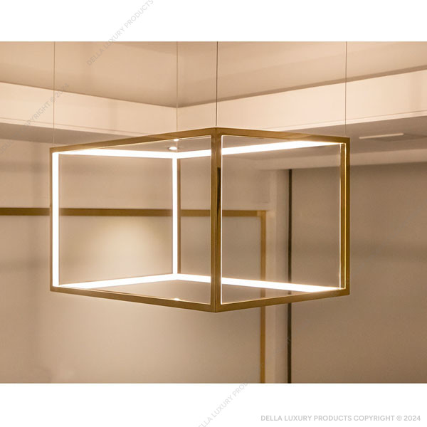 Della Decorative Lights Milstein Collection Cube Chandelier 23″ LIGH2184