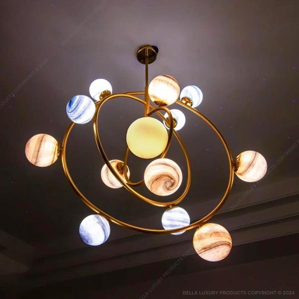 Della Decorative Lights Plante Collection Globe Chandelier LIGH5M2752