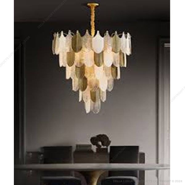 Della Lights Decorative Lights Boulez Collection Glass Chandelier LIGH5M2833