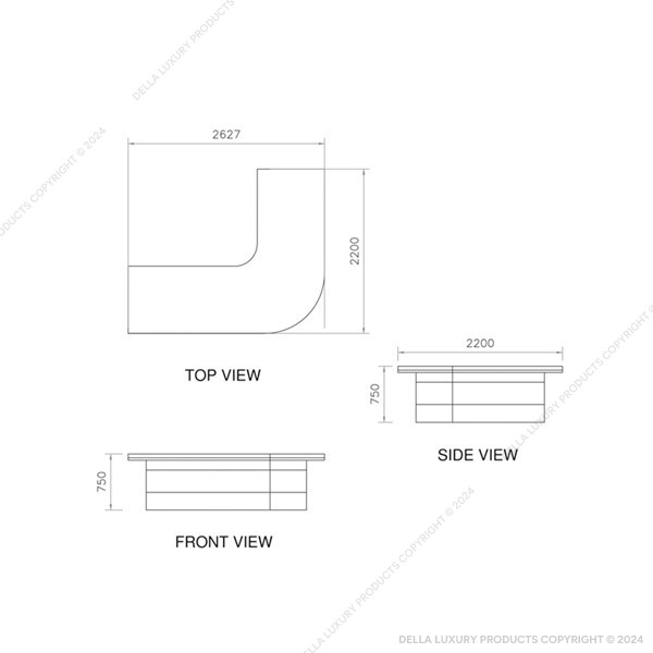 Della Office furniture luxury senior management cabin desk thumbnail image