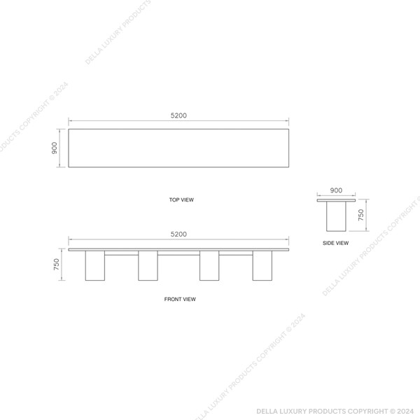 Hadrian Board Room Table