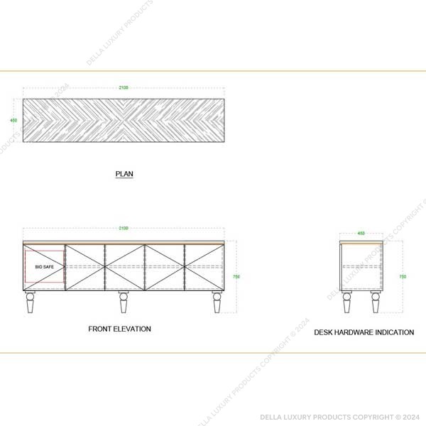 Della office furniture luxury senior management cabin lothair collection thumbnail image