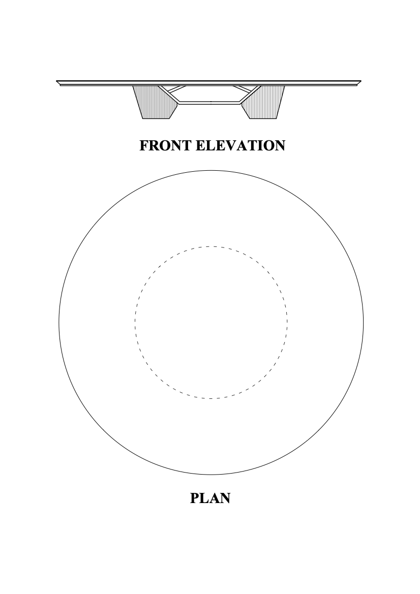 Alborz Round Boardroom Table