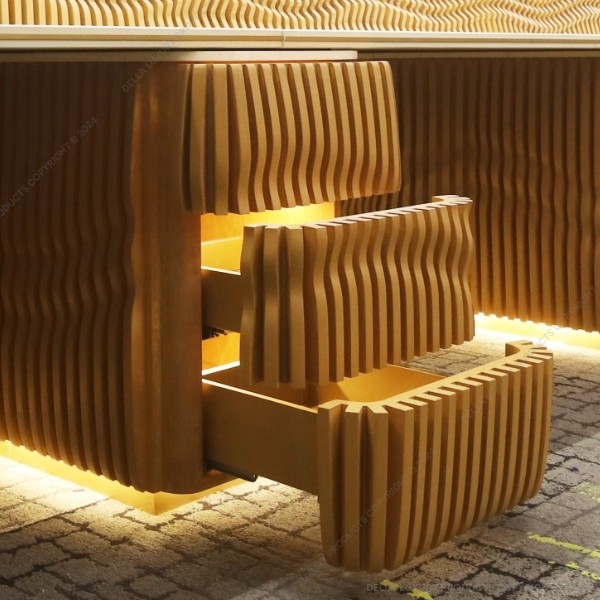 Della office furniture luxury Workstation Sohrab collection Pedetsal Detail Image