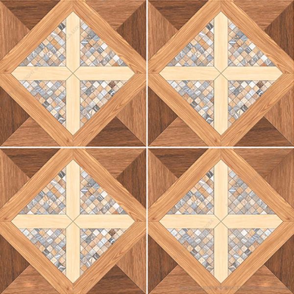 Square Pebble Wooden-Light