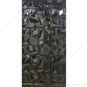 Motion Black 3D Ceramic Tile