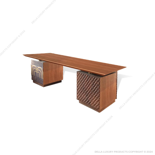 Della office furniture luxury senior management cabin wilhelm collection desk thumbnail