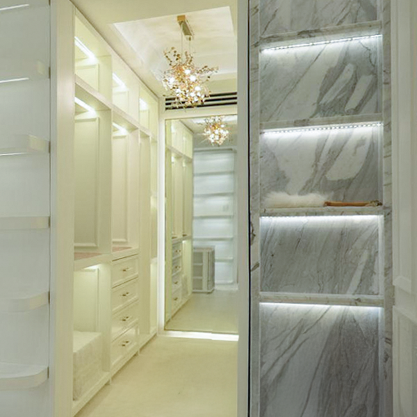 Della Home Furniture Luxury Bedrooms & Wardrobes Angra Collection Walk In Wardrobe Product Gallery Image-1