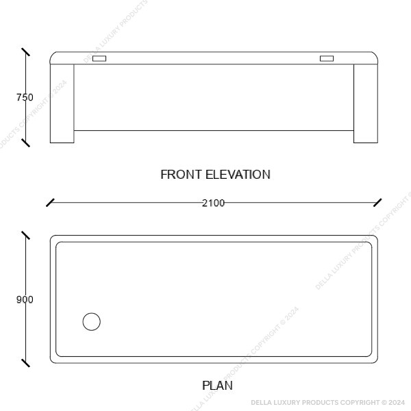 Della office furniture luxury senior management cabin bahram collection cabin desk drawing