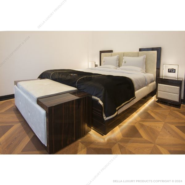 Della Home Furniture Luxury Bedroom Abeesh Collection Ottoman M Product Image