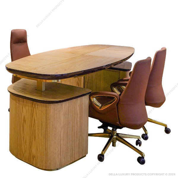 Della office furniture luxury senior management cabin boran collection image