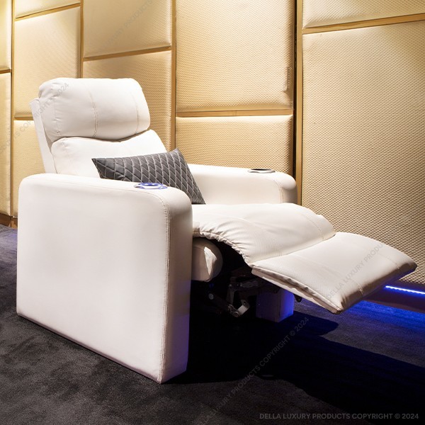 Scar White Recliner