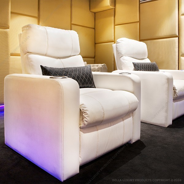 Scar White Recliner