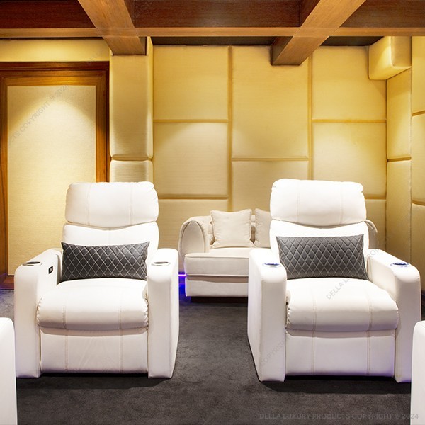 Scar White Recliner